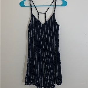 Strappy-back mini-dress